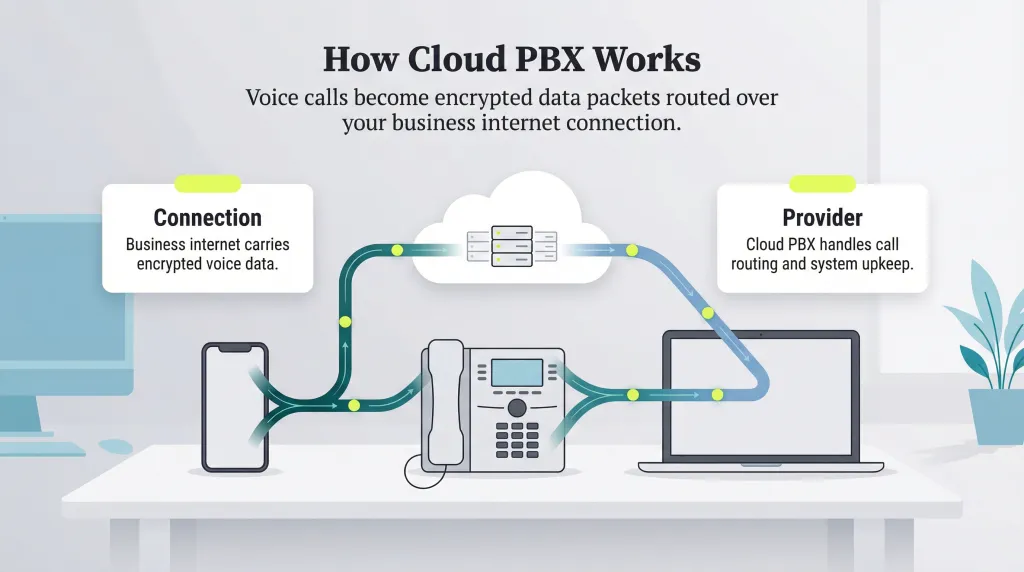 how cloud pbx works diagram 1024x572 (1)